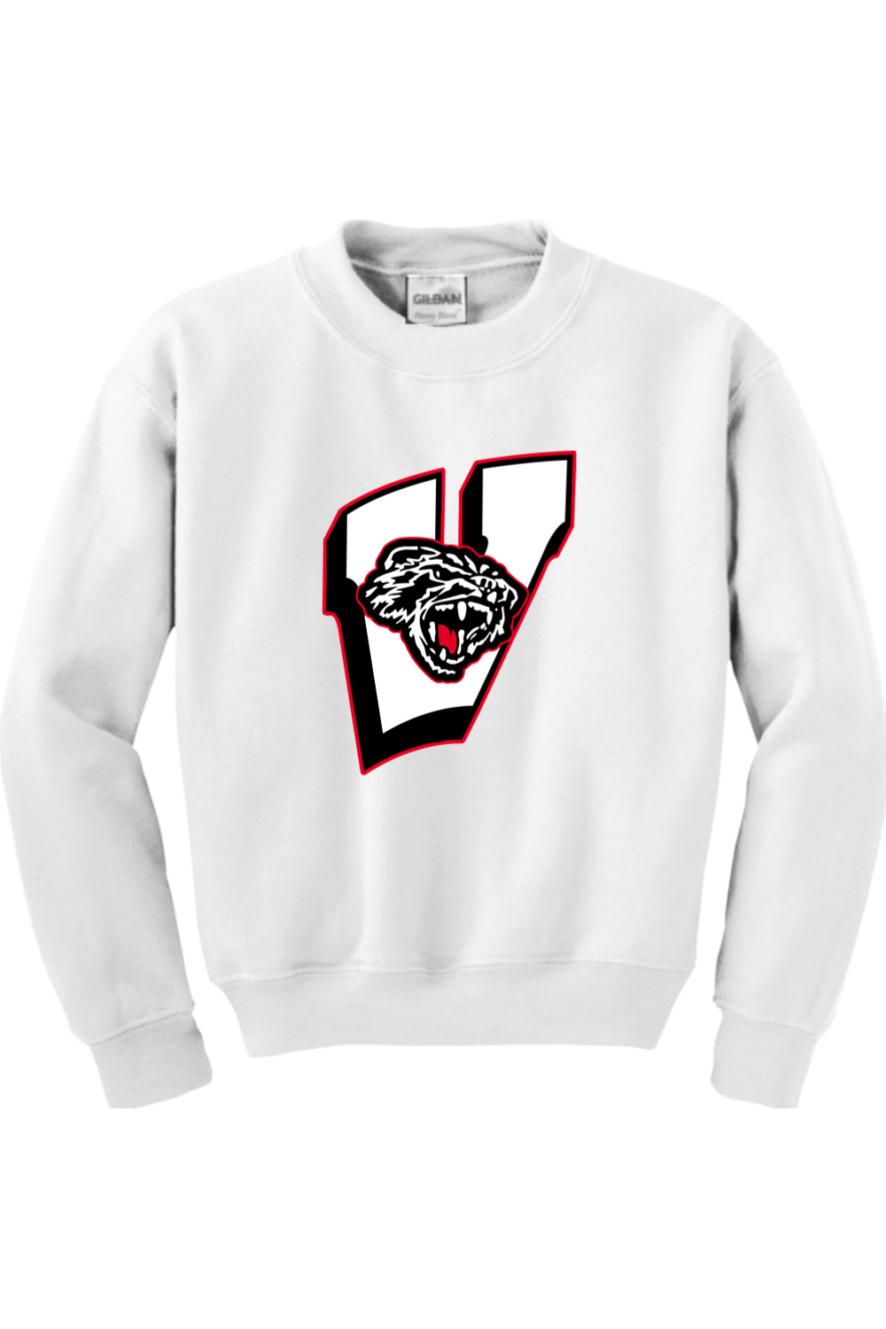 Vestaburg Football DTF Youth Heavy Blend Crewneck Sweatshirt