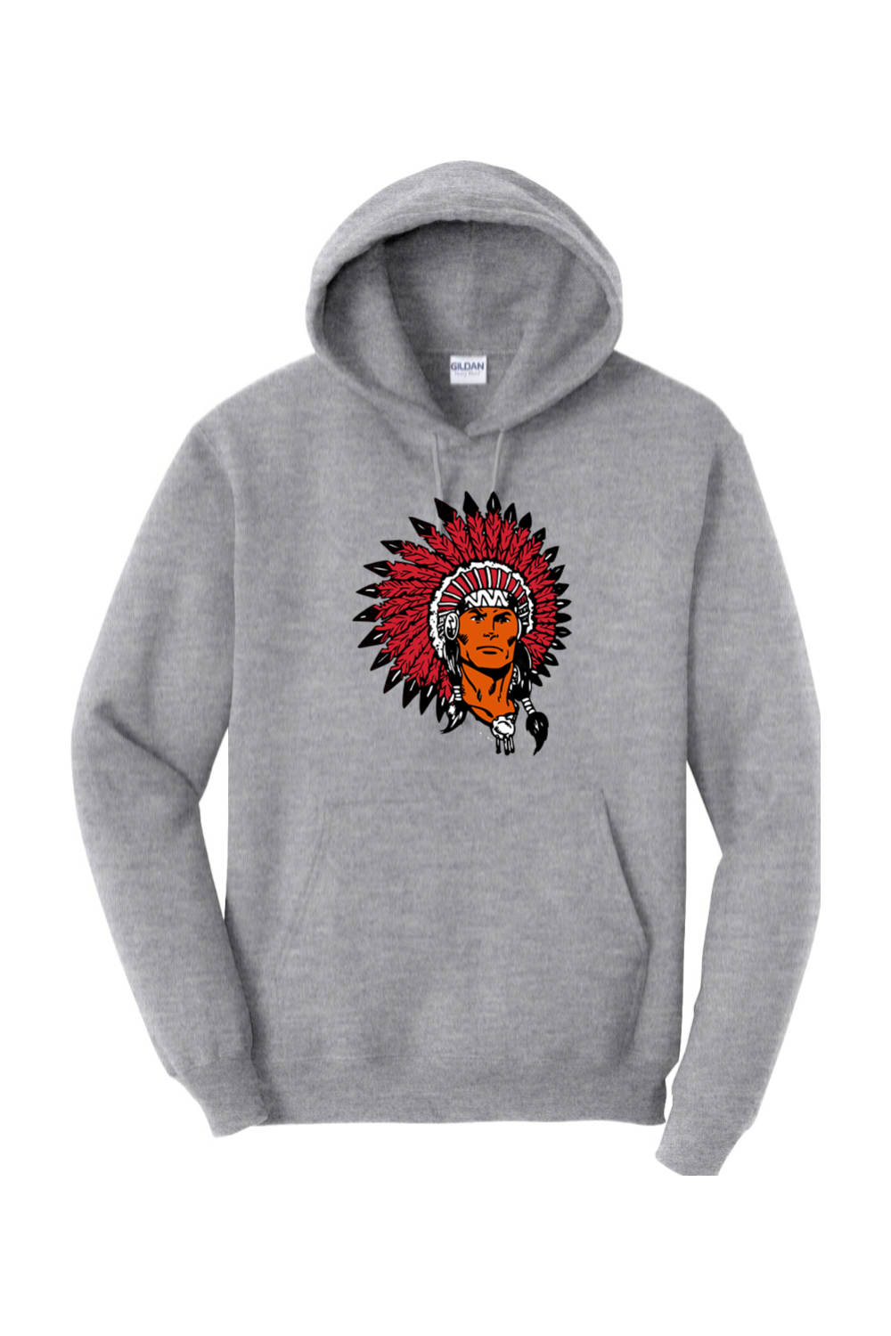 Bellefontaine Chiefs Heavy Blend Hooded Sweatshirt