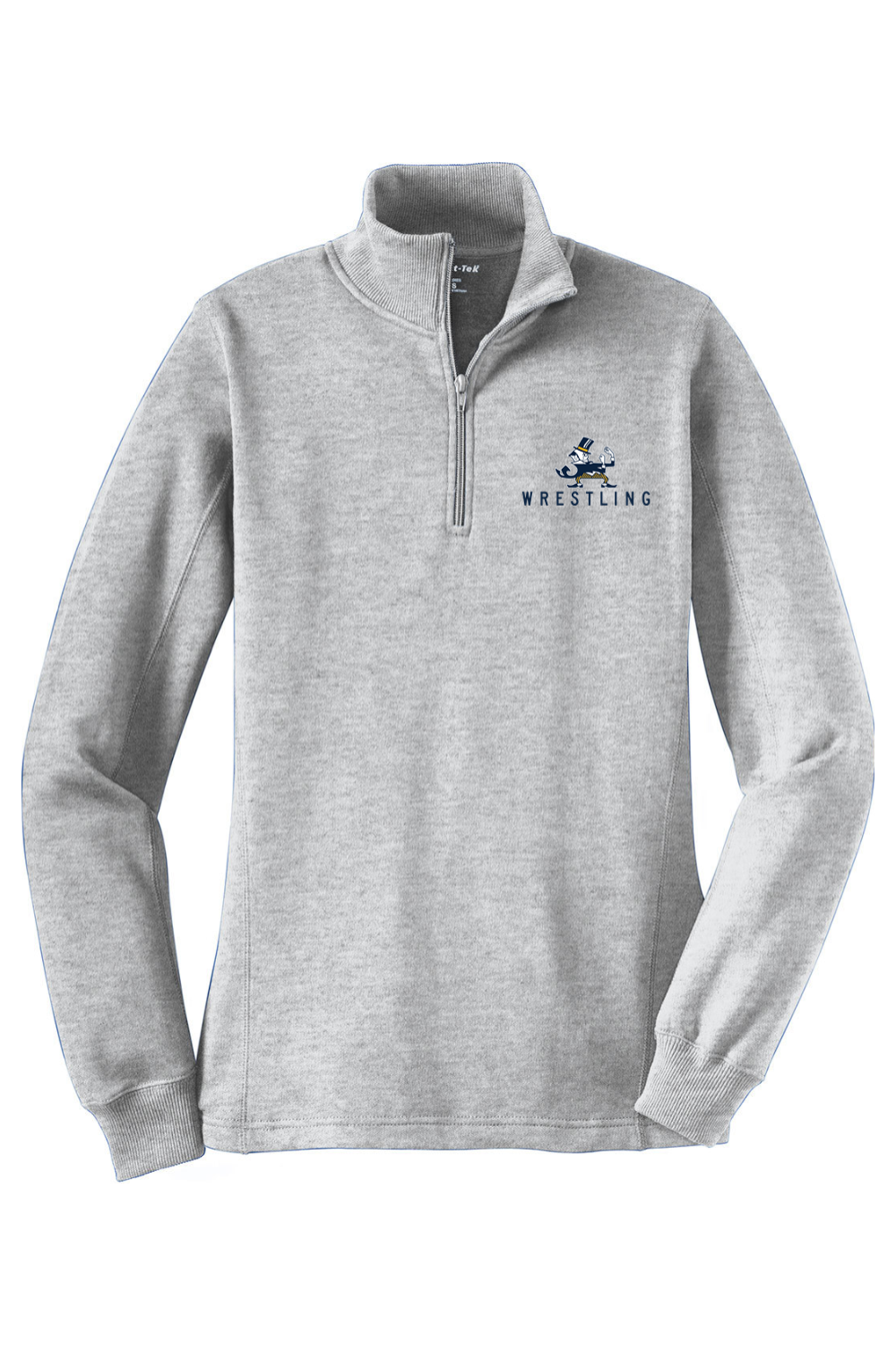 B-CC Wrestling DTF Ladies 1/4-Zip Sweatshirt