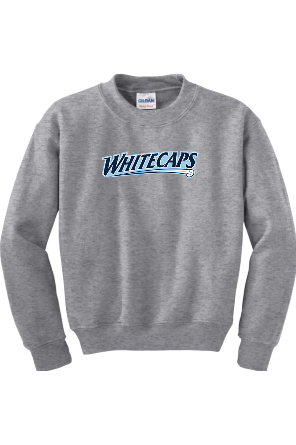 Whitecaps Baseball Youth Heavy Blend Crewneck Sweatshirt