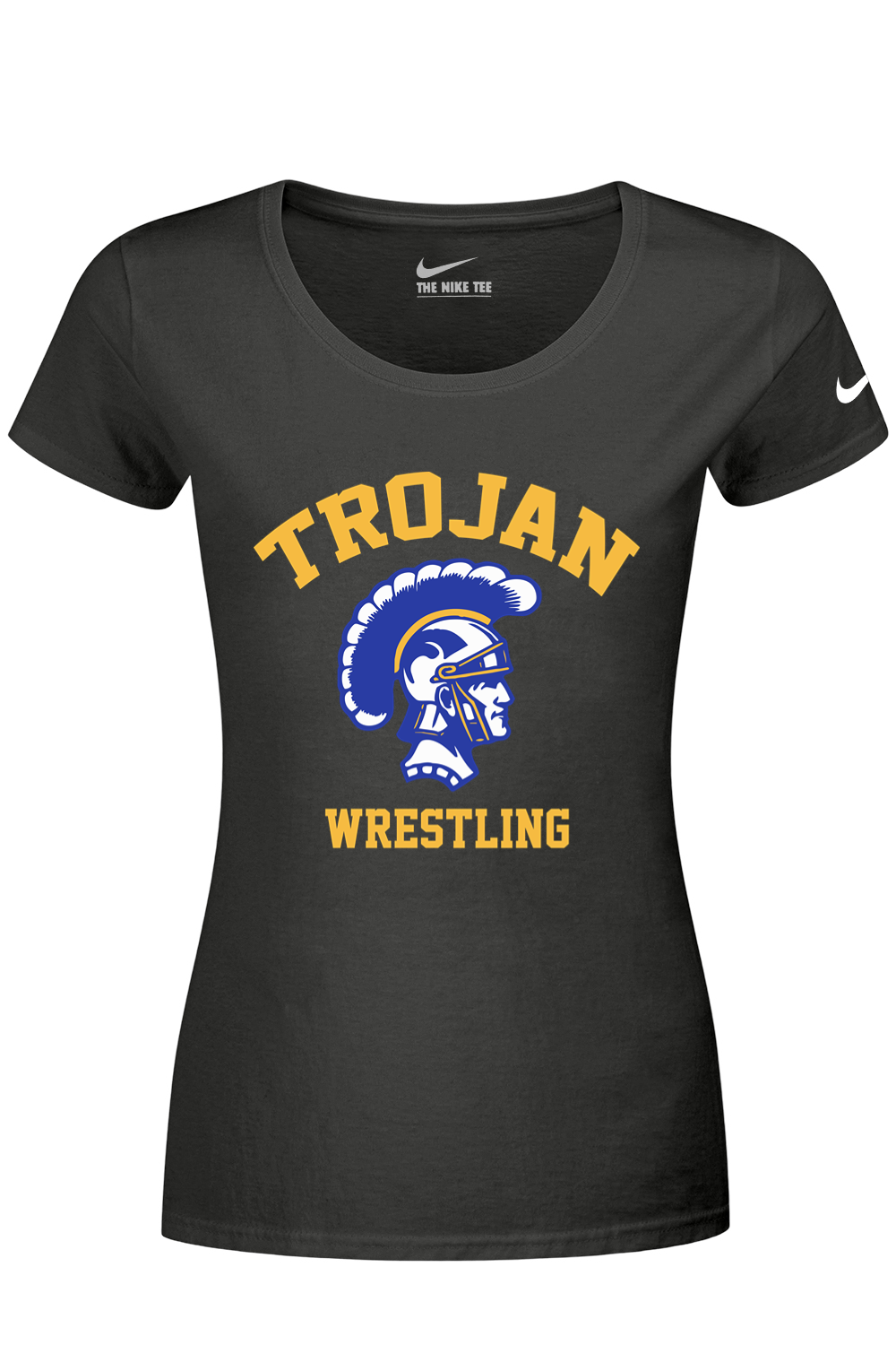 Adrian Madison Wrestling DTF Nike Ladies Dri-FIT Cotton/Poly Scoop Neck Tee