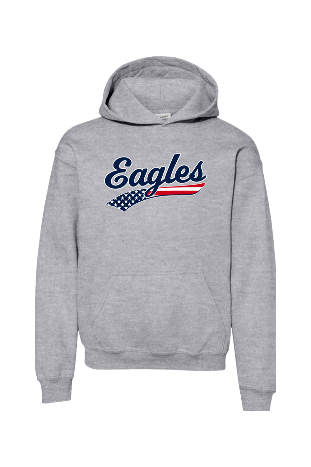 Watervliet Eagles Baseball DTF Youth Heavy Blend Hooded Sweatshirt