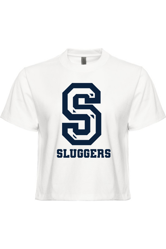Sluggers Sports Academy DTF Women's Heavyweight Boxy Tee