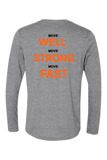 Bulldog Power DTF Triblend Long Sleeve Crew