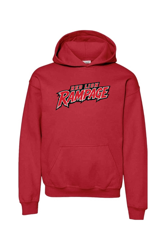 Red Lion Rampage DTF Youth Heavy Blend Hooded Sweatshirt