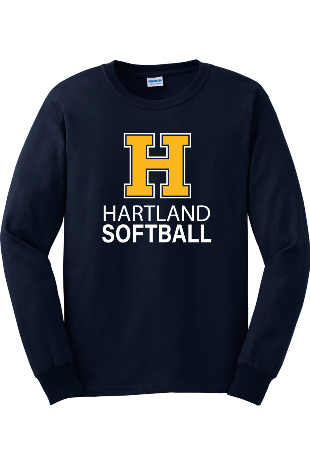 Hartland Softball Cotton Long Sleeve T-Shirt