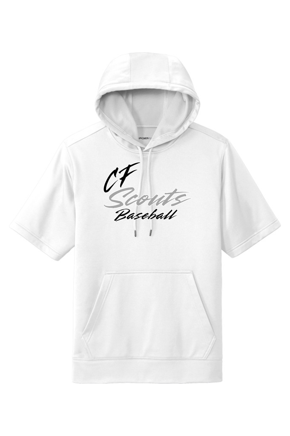 CF Scouts Baseball DTF Fleece Short Sleeve Hooded Pullover