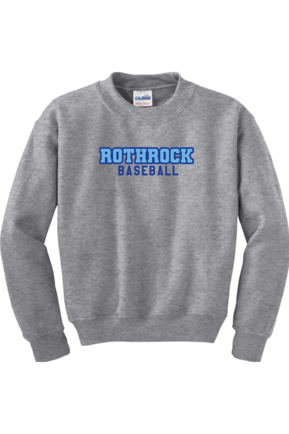 Rothrock Baseball Youth Heavy Blend Crewneck Sweatshirt