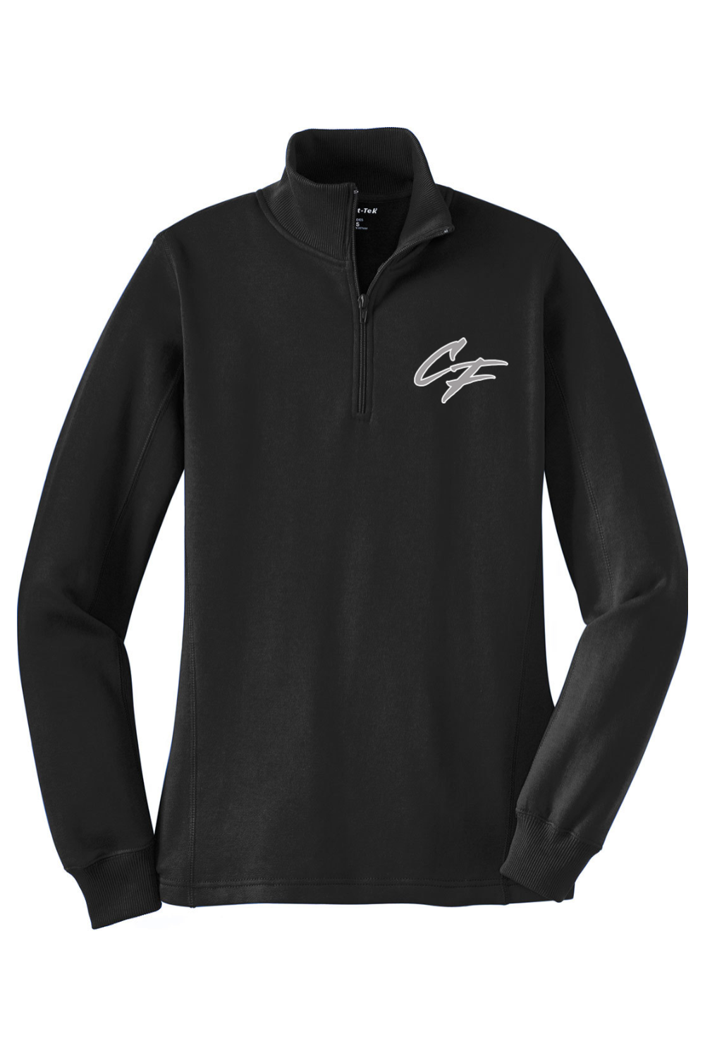 CF Scouts Baseball DTF Ladies 1/4-Zip Sweatshirt