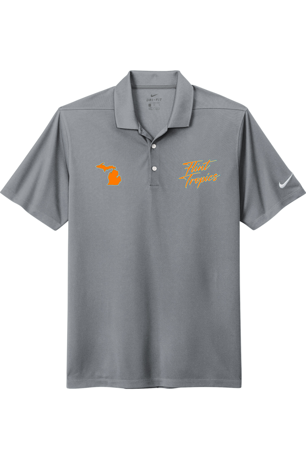 Flint Tropics Wrestling DTF Nike Dri-FIT Micro Pique 2.0 Polo