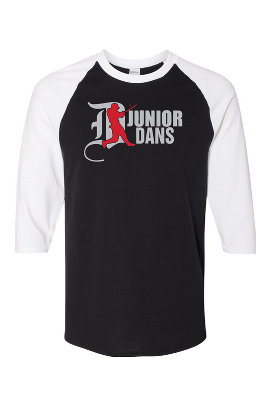 Junior Dans Baseball Heavy Cotton Raglan Three-Quarter Sleeve T-Shirt
