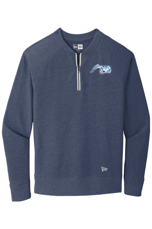 Whitecaps Baseball Sueded Cotton Blend 1/4-Zip Pullover
