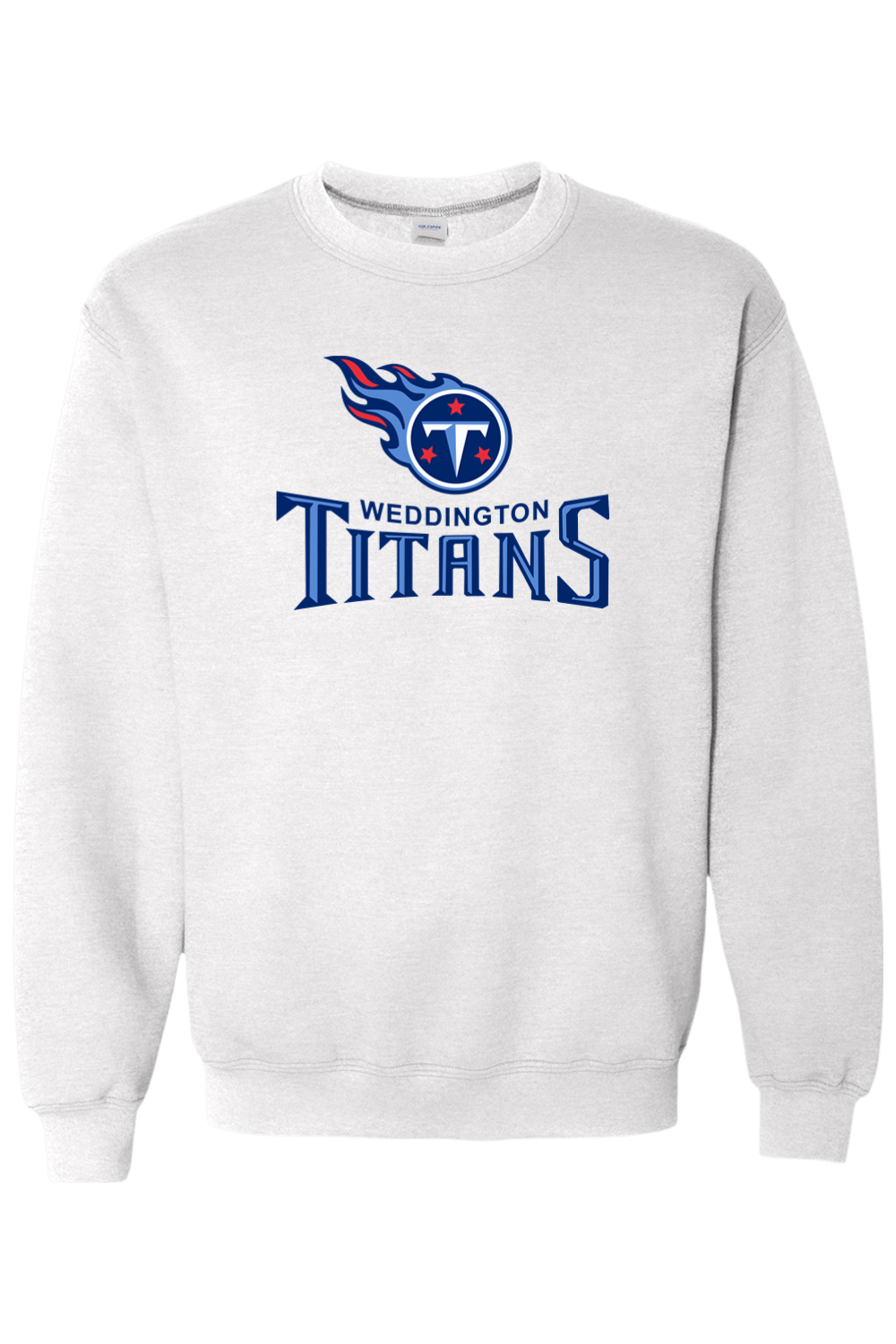Weddington Titans Football DTF Heavy Blend Crewneck Sweatshirt