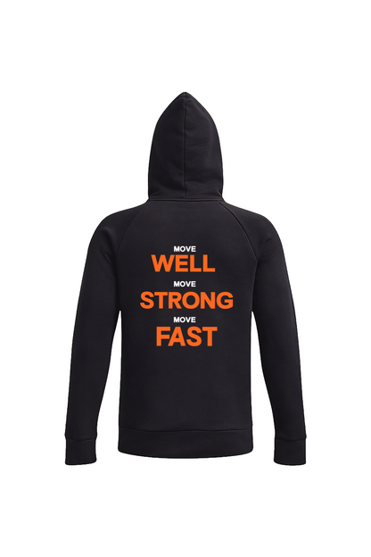 Bulldog Power DTF Under Armour Youth Rival Fleece Hooded Sweatshirt
