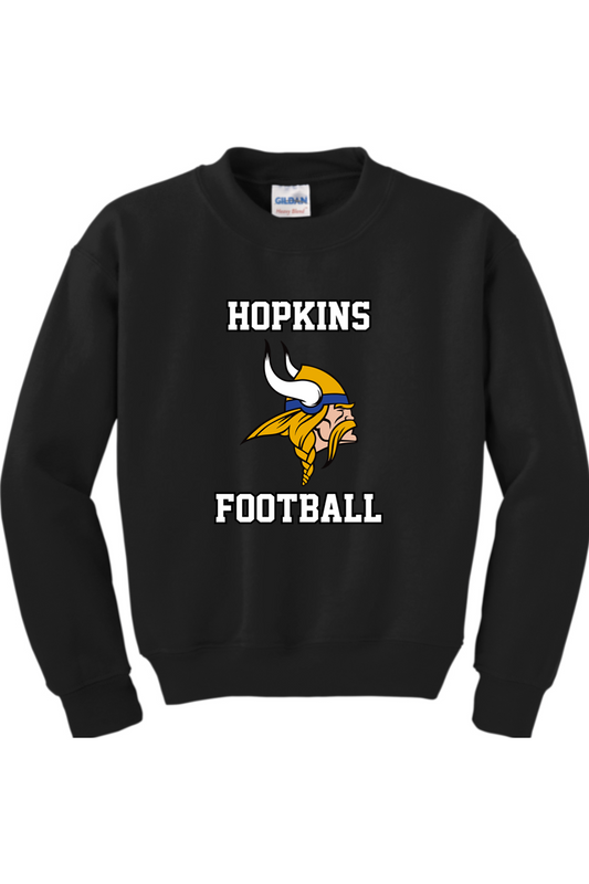 Hopkins Football DTF Youth Heavy Blend Crewneck Sweatshirt