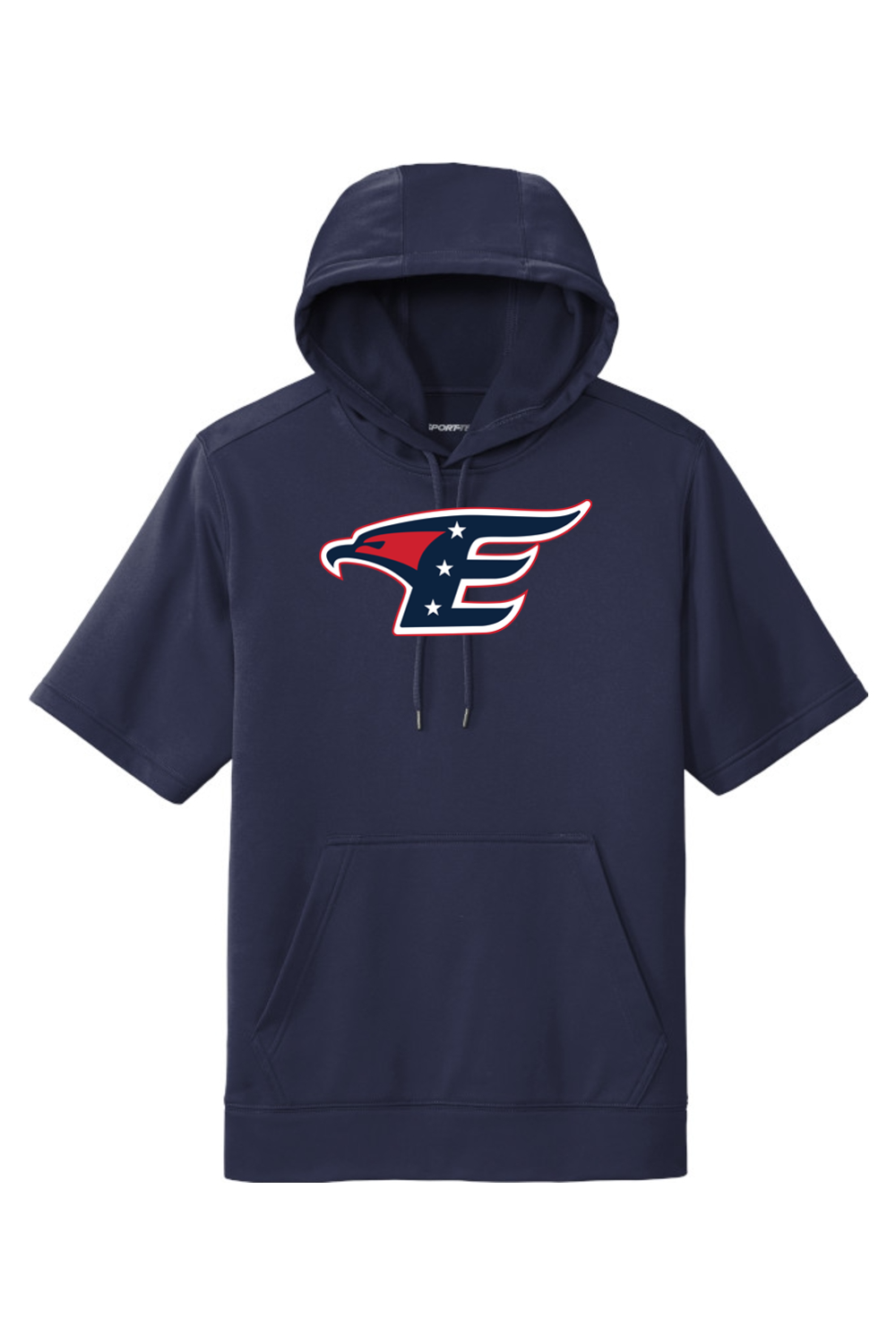 Watervliet Eagles Baseball DTF Fleece Short Sleeve Hooded Pullover