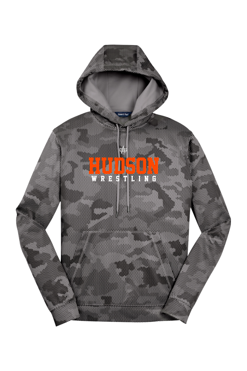 Hudson Wrestling DTF Sport-Wick CamoHex Fleece Hooded Pullover