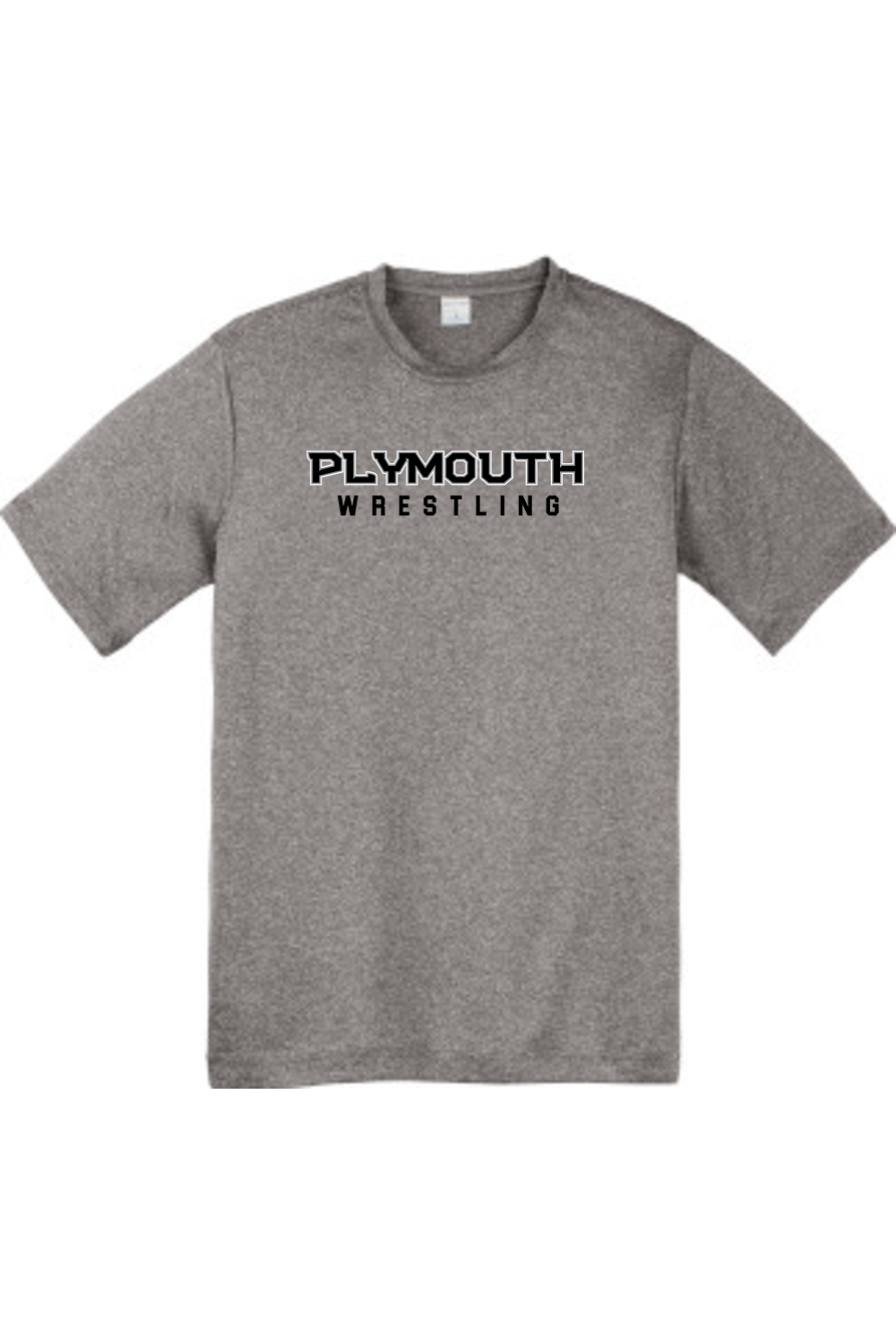 Plymouth Wrestling Youth Heather Contender  Tee