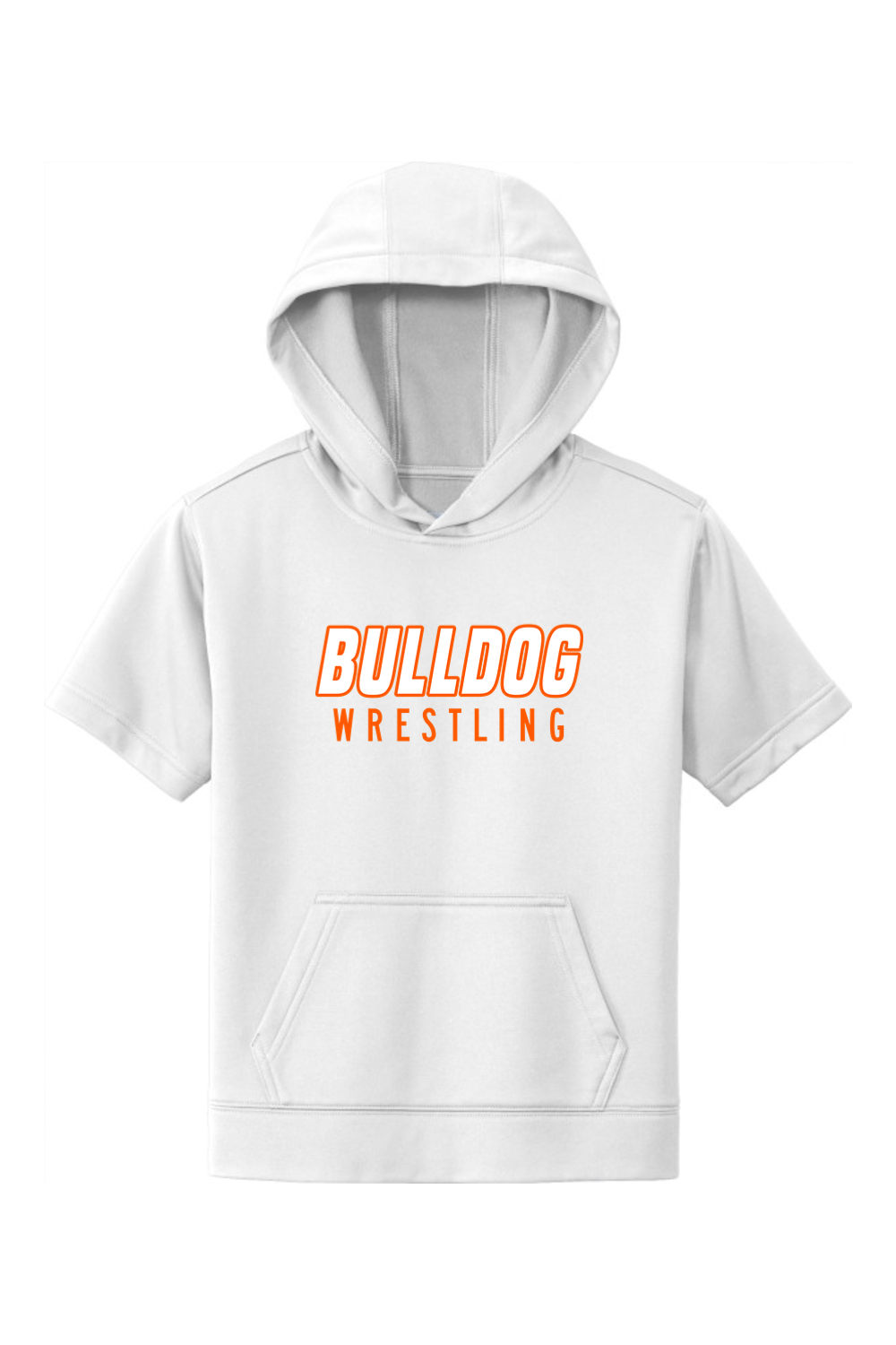 BC Boys Youth Wrestling DTF Youth Fleece Short Sleeve Hooded Pullover