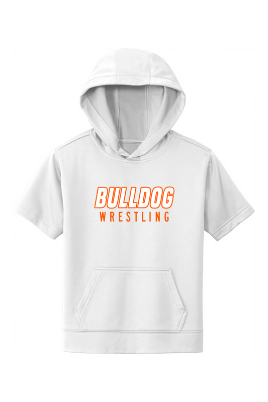 BC Boys Youth Wrestling DTF Youth Fleece Short Sleeve Hooded Pullover