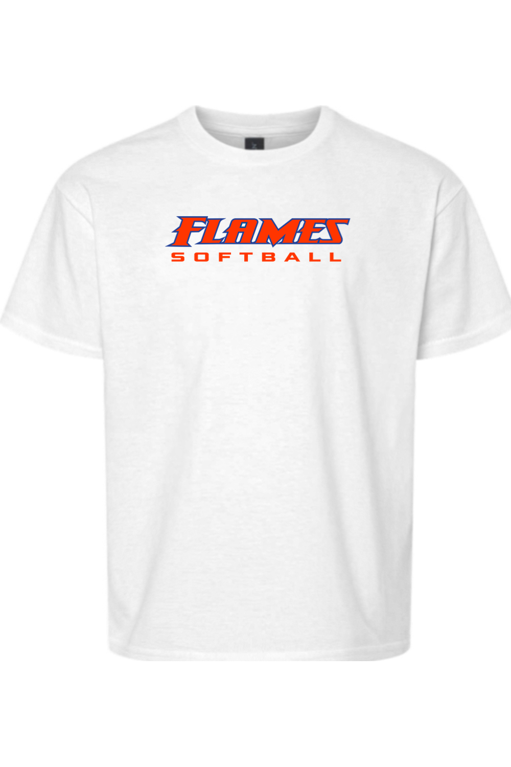 Flames MI Softball DTF Youth Softstyle T-Shirt
