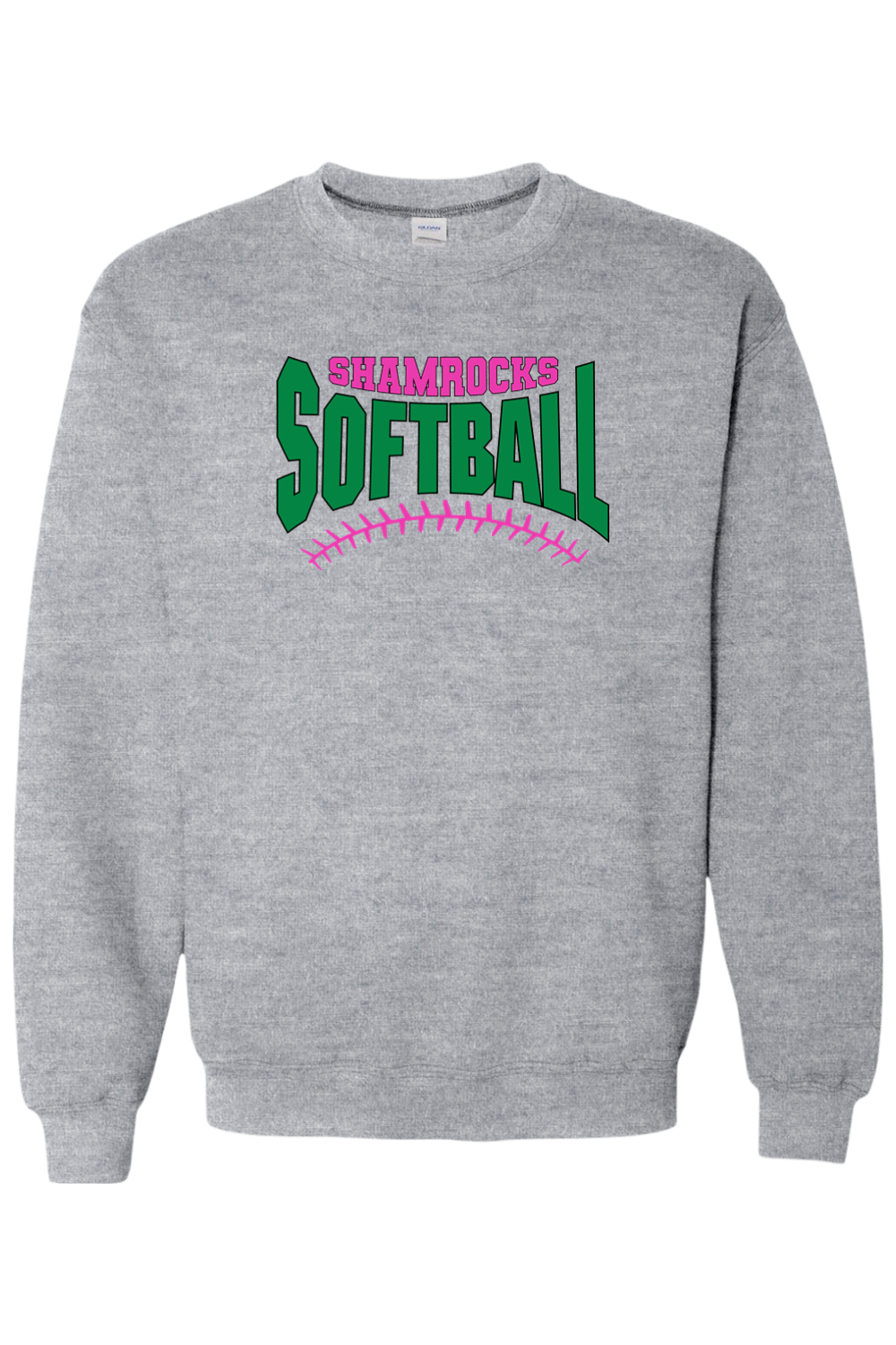 Shamrocks Softball Heavy Blend Crewneck Sweatshirt