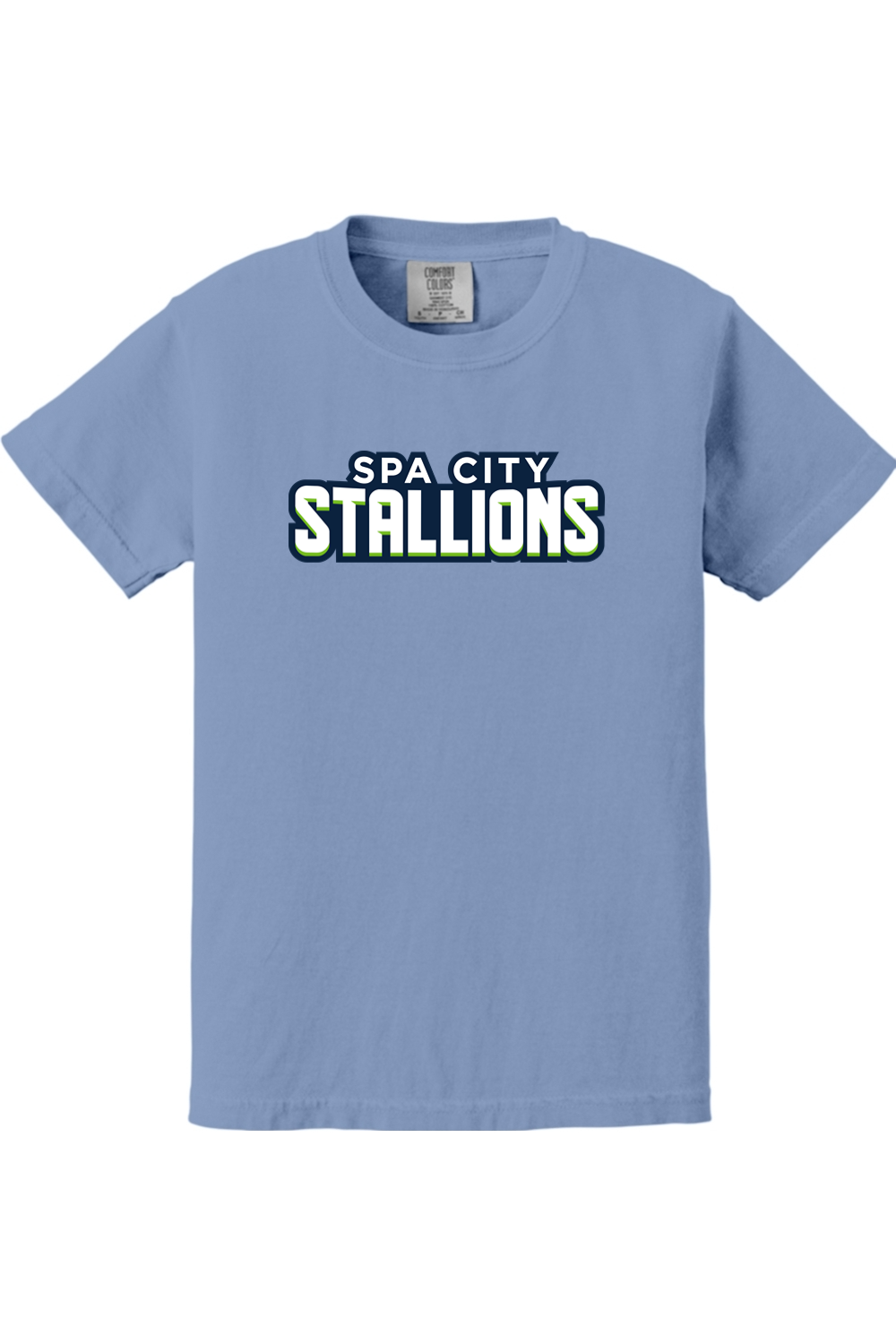 Spa City Stallions DTF Comfort Colors Youth Midweight Ring Spun Tee