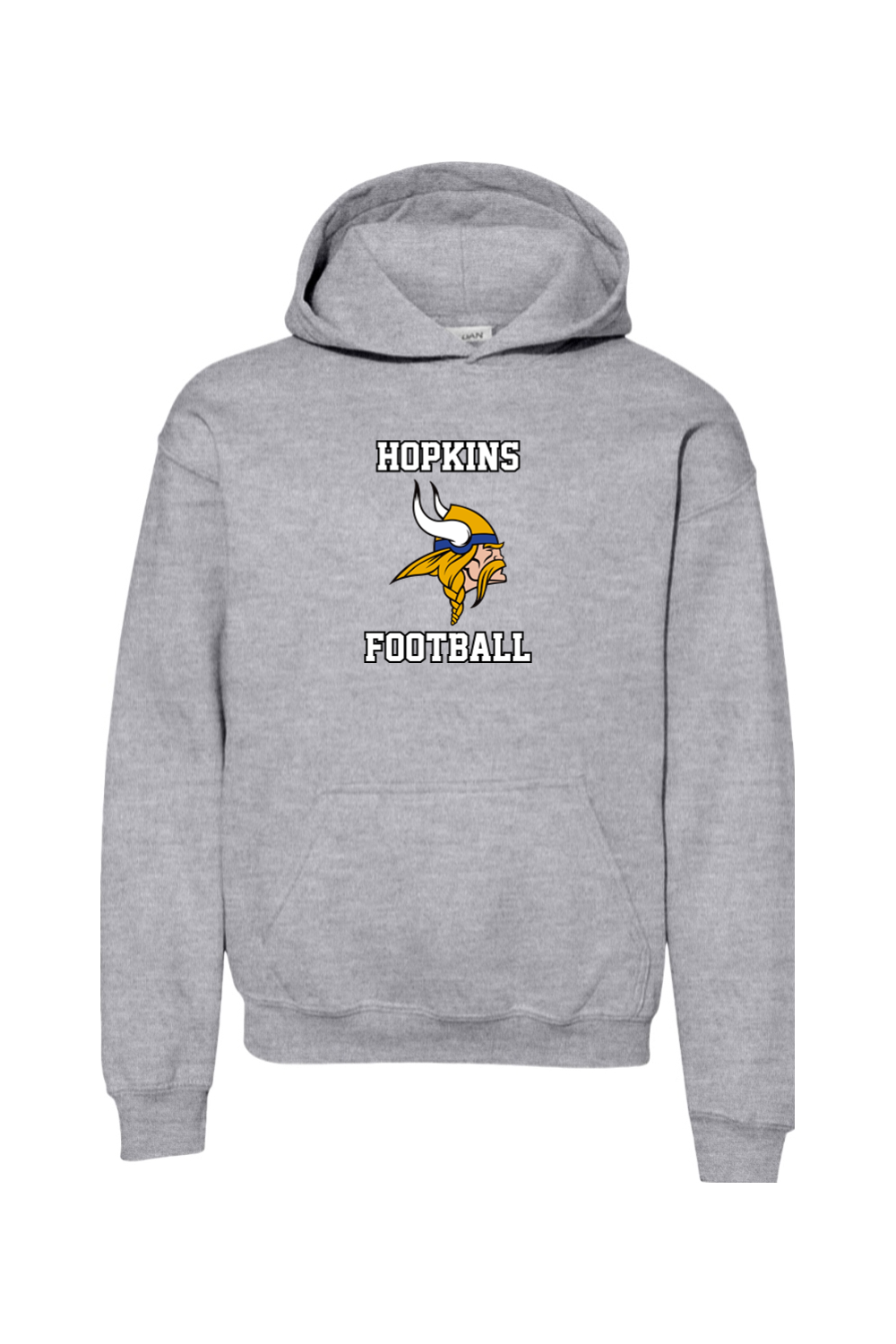 Hopkins Football DTF Youth Heavy Blend Hooded Sweatshirt