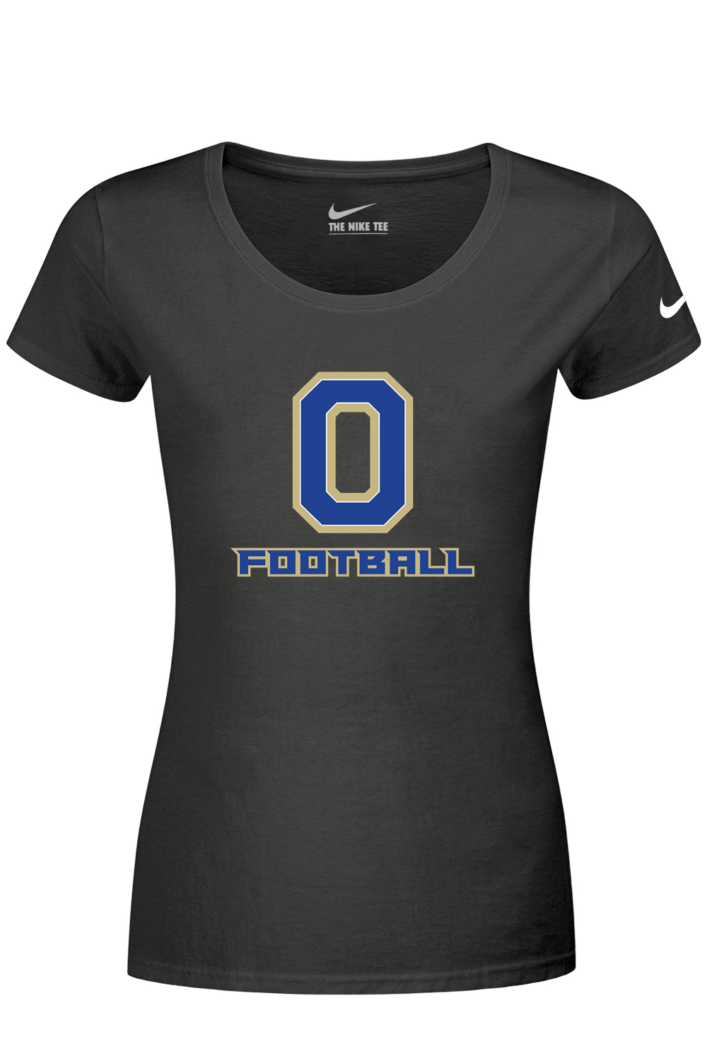 Onekama Portagers Football Nike Ladies Dri-FIT Cotton/Poly Scoop Neck Tee