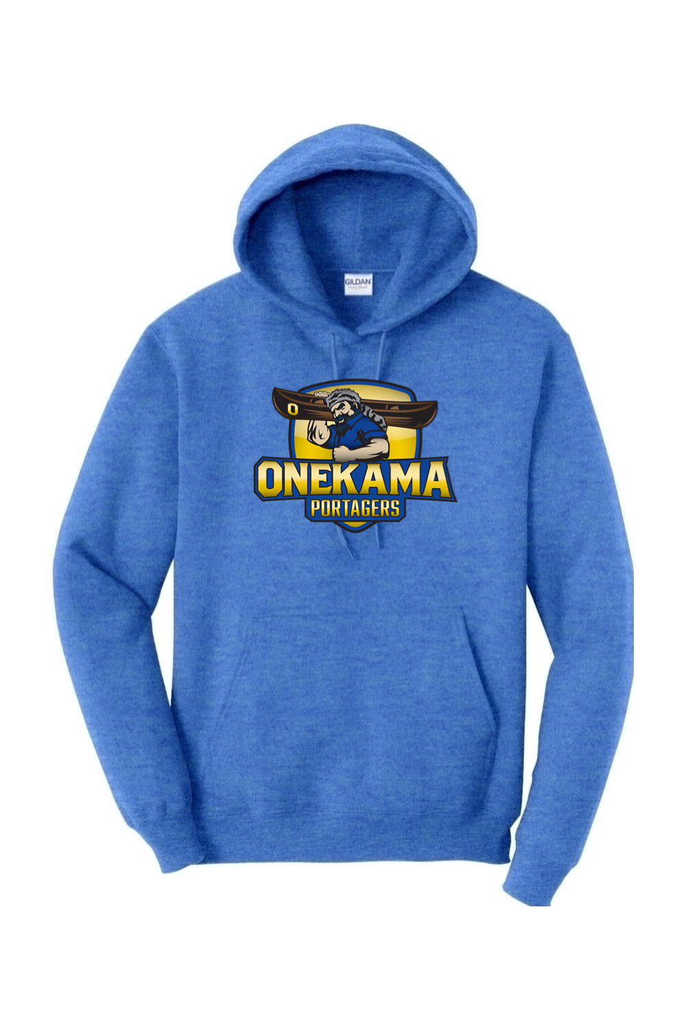 Onekama Portagers Football Heavy Blend Hooded Sweatshirt