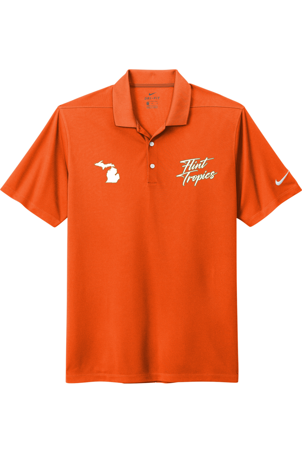 Flint Tropics Wrestling DTF Nike Dri-FIT Micro Pique 2.0 Polo