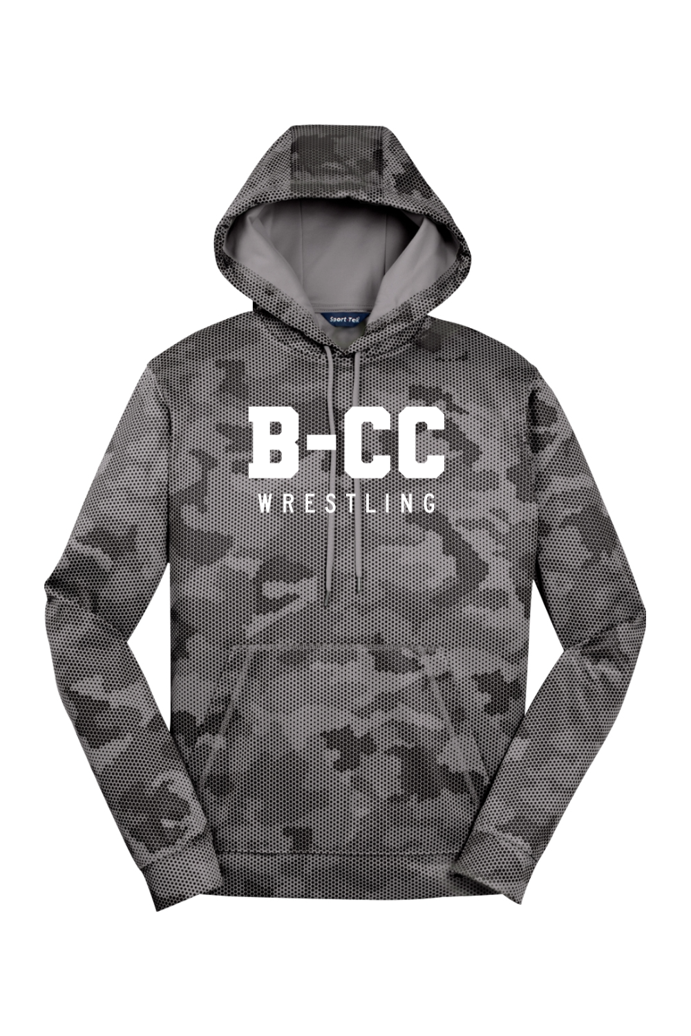 B-CC Wrestling DTF Sport-Wick CamoHex Fleece Hooded Pullover