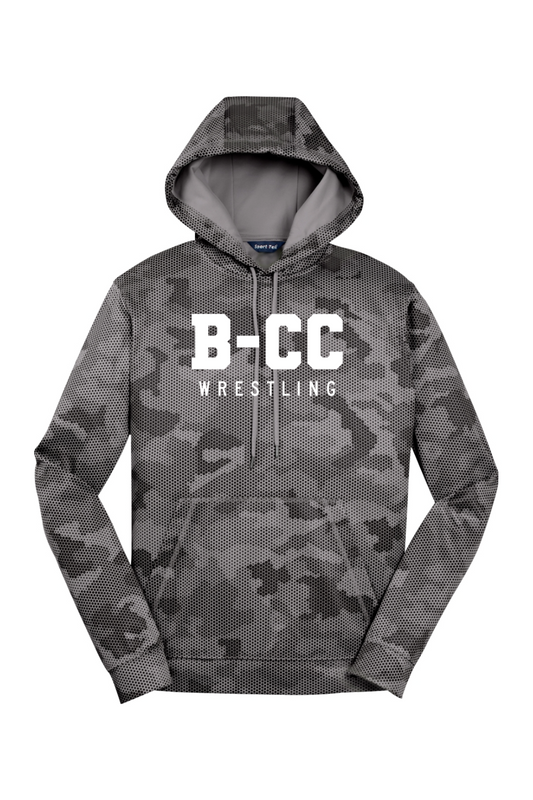 B-CC Wrestling DTF Sport-Wick CamoHex Fleece Hooded Pullover