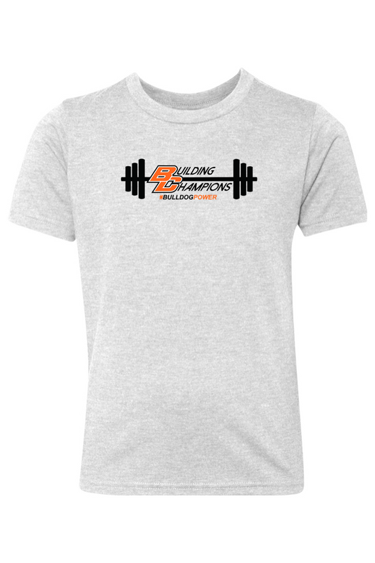 Bulldog Power DTF Youth Triblend Crew