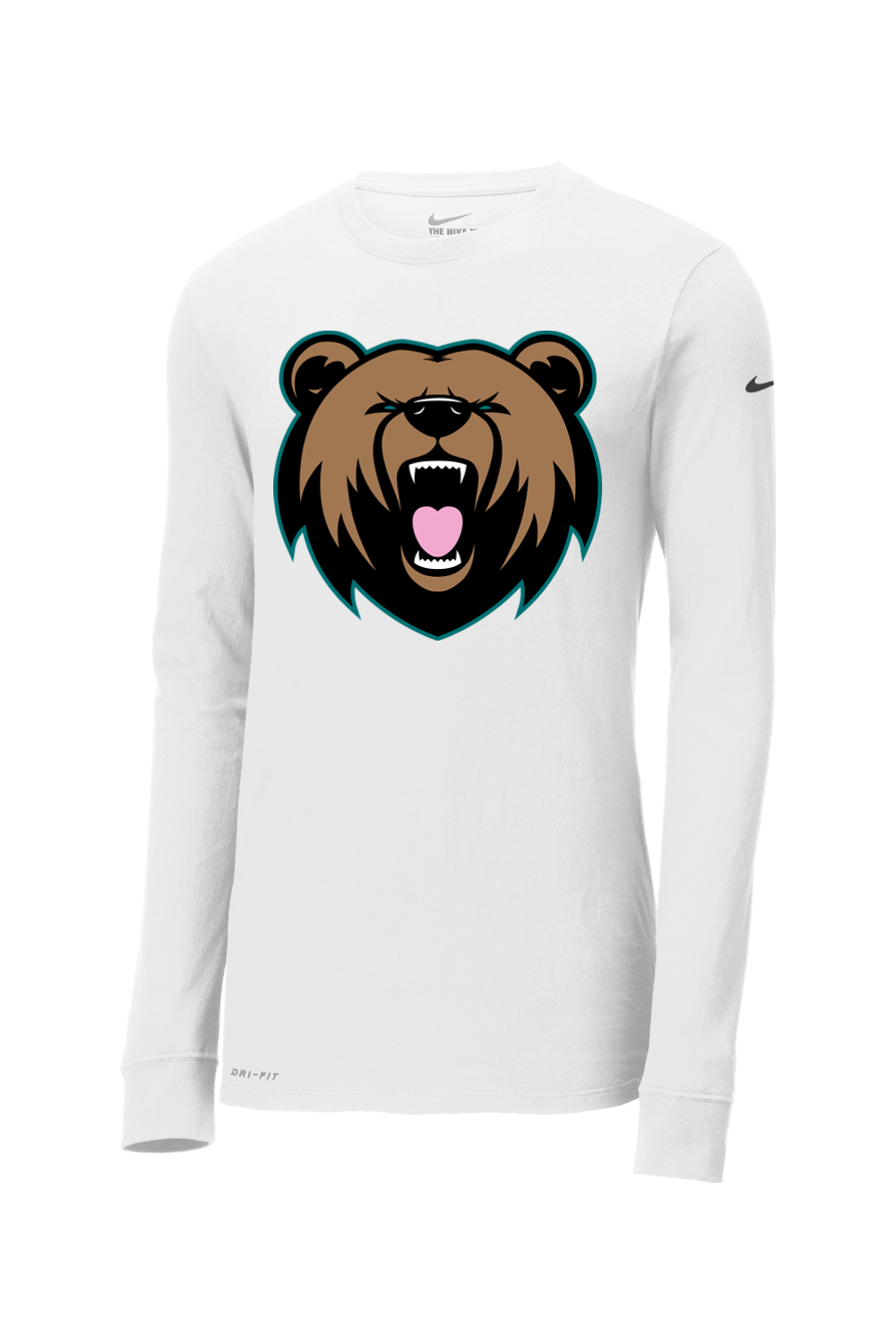 Grizzly's Baseball Dri-FIT Cotton/Poly Long Sleeve Tee