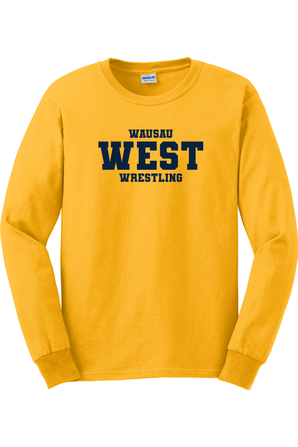 Wausau West Wrestling DTF Cotton Long Sleeve T-Shirt