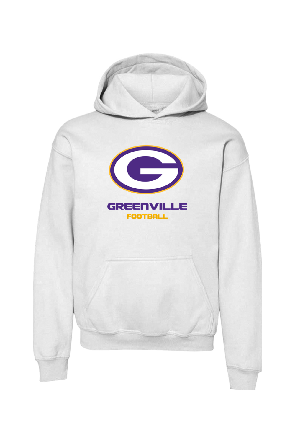 Greenville Football Youth Heavy Blend Hooded Sweatshirt