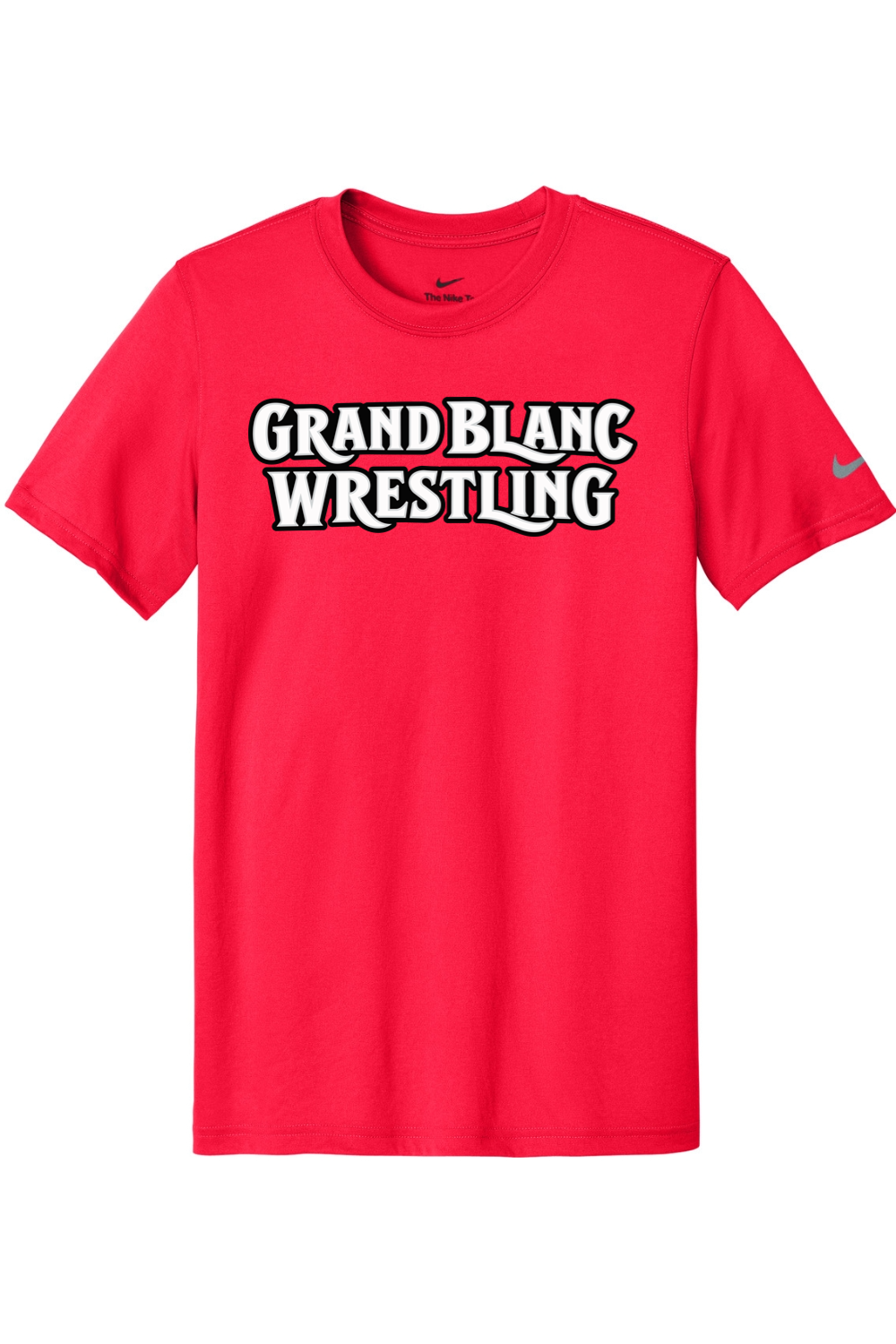 Grand Blanc Wrestling DTF Nike Swoosh Sleeve Legend Tee
