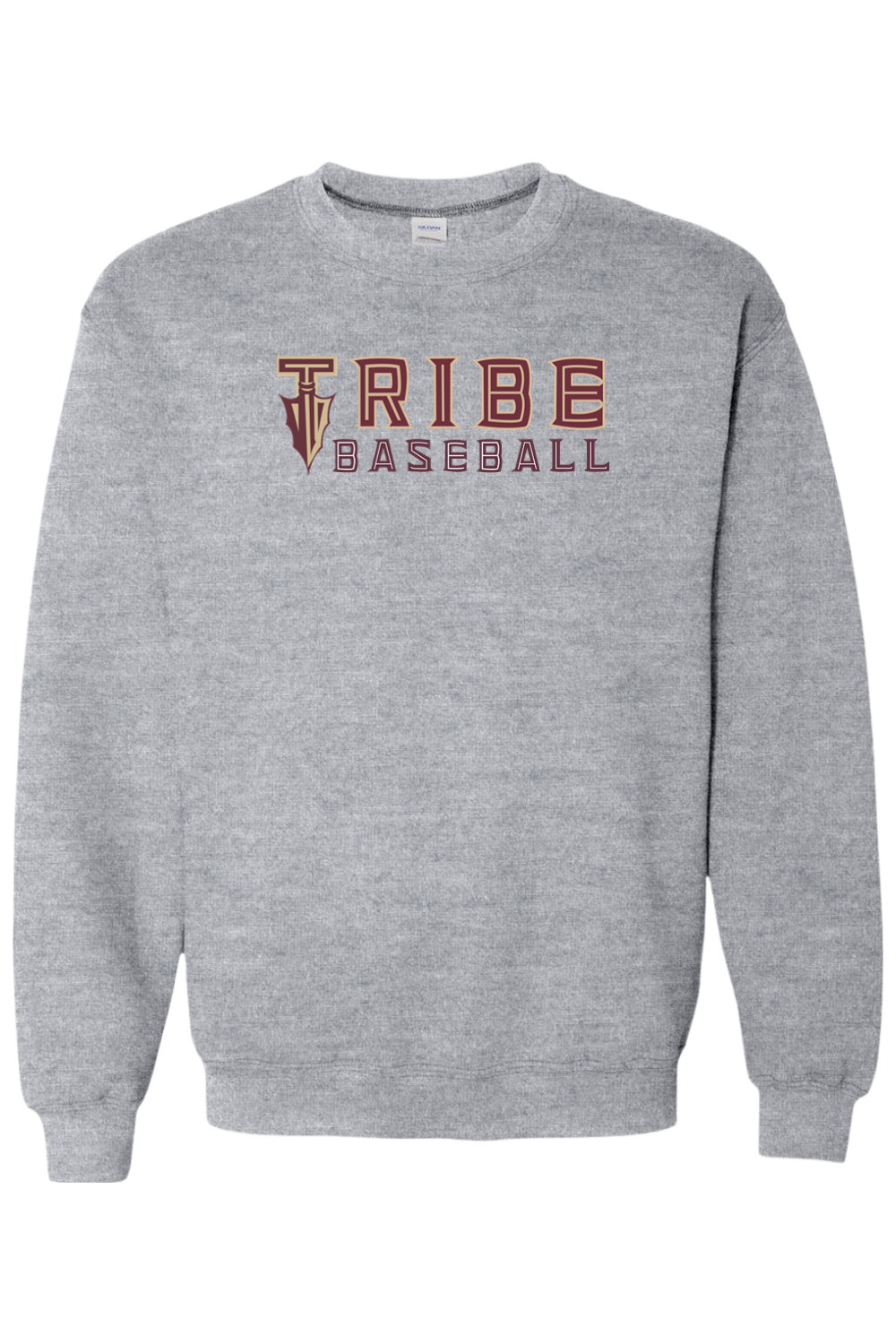 Tribe Baseball Heavy Blend Crewneck Sweatshirt
