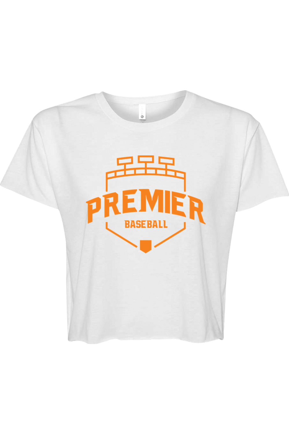 Premier Baseball AZ Women's Cali Crop - Orange Logo