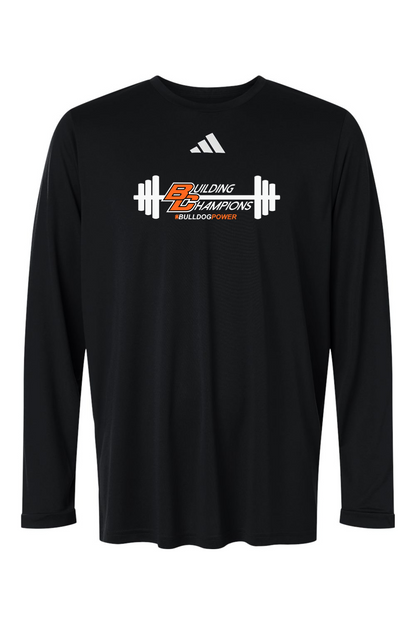 Bulldog Power DTF Adidas Men's Pregame Long Sleeve T-Shirt