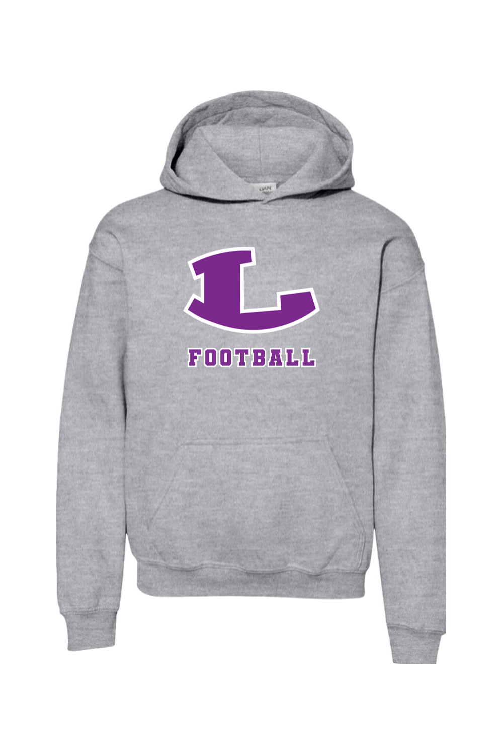 Spartans Football DTF Youth Heavy Blend Hooded Sweatshirt