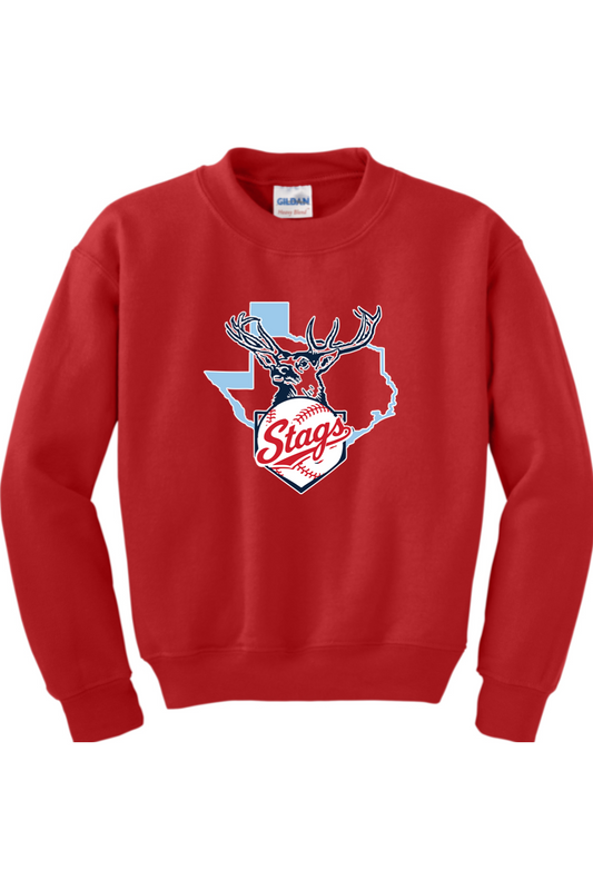 ETX Stags Youth Heavy Blend Crewneck Sweatshirt