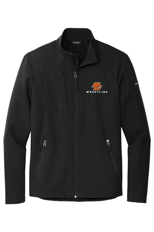 BC Youth Boys Wrestling DTF Eddie Bauer Stretch Soft Shell Jacket