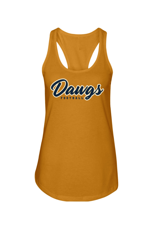 Otsego Football Navy Logo Ladies Racerback Tank