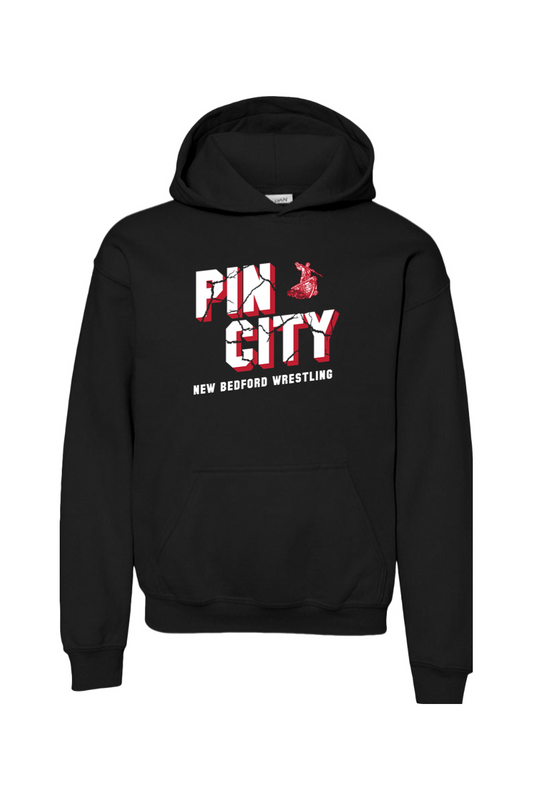 New Bedford Wrestling DTF Youth Heavy Blend Hooded Sweatshirt
