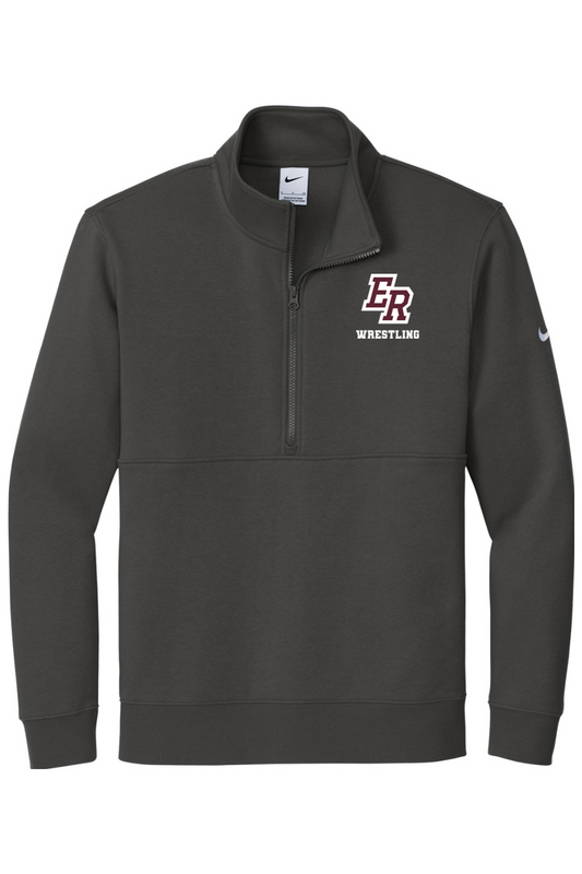 Eaton Rapids Wrestling DTF Nike Club Fleece Sleeve Swoosh 1/2-Zip