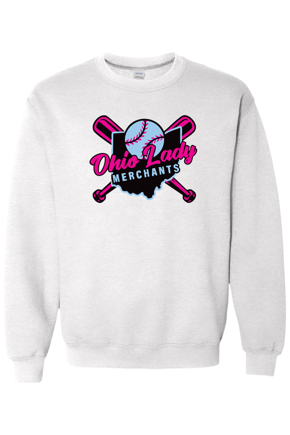 Ohio Lady Merchants Heavy Blend Crewneck Sweatshirt