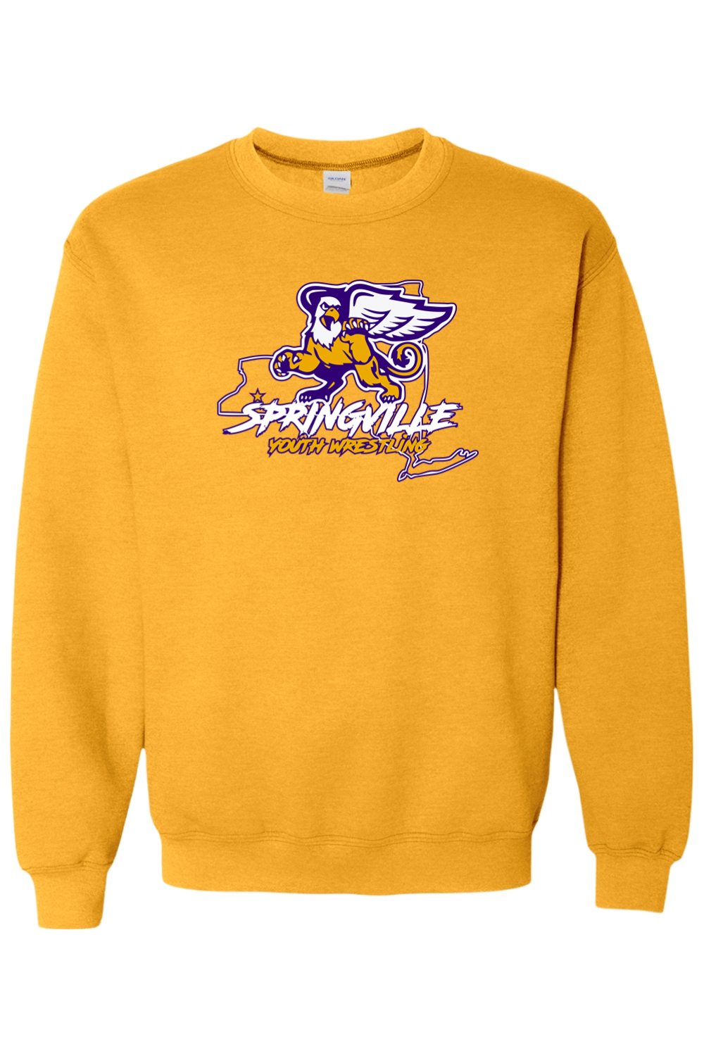 Springville Youth Wrestling Heavy Blend Crewneck Sweatshirt