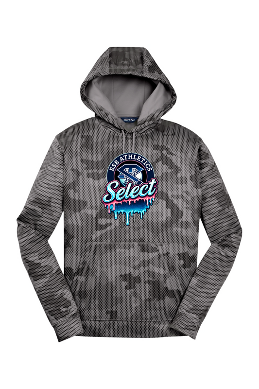 ESB Athletics CamoHex Fleece Hooded Pullover